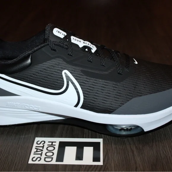 ❌S⭕️LD❌Nike Air Zoom Infinity React Black Grey White Mens Size 13 Golf Shoes - Picture 6 of 17